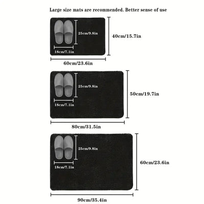 Non-Slip Coral Velvet Bath & Door Mat – Home Decor