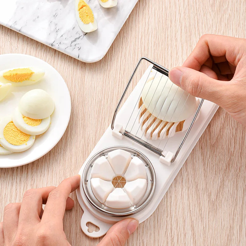 Stainless Steel Multi-Functional Egg Cutter