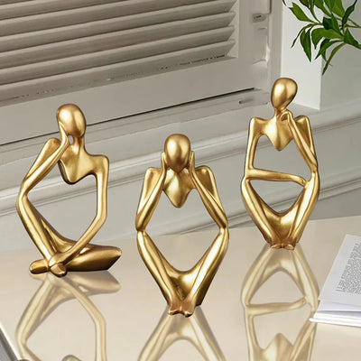 Scandinavian Abstract Art Figurine