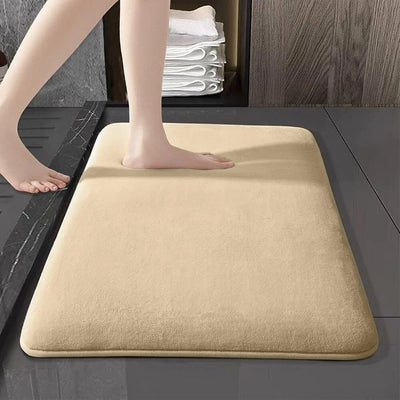 Non-Slip Coral Velvet Bath & Door Mat – Home Decor