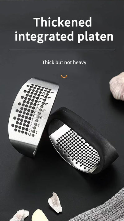 Stainless Steel Garlic Press & Mincer Tool
