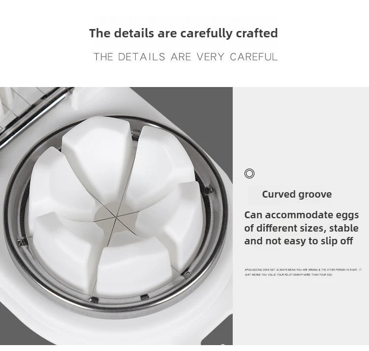 Stainless Steel Multi-Functional Egg Cutter