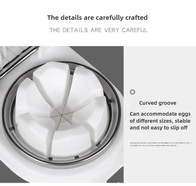 Stainless Steel Multi-Functional Egg Cutter