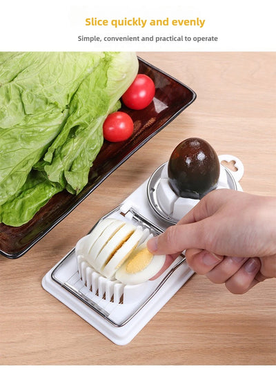 Stainless Steel Multi-Functional Egg Cutter