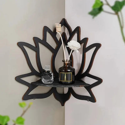 Wooden Lotus Aromatherapy Rack