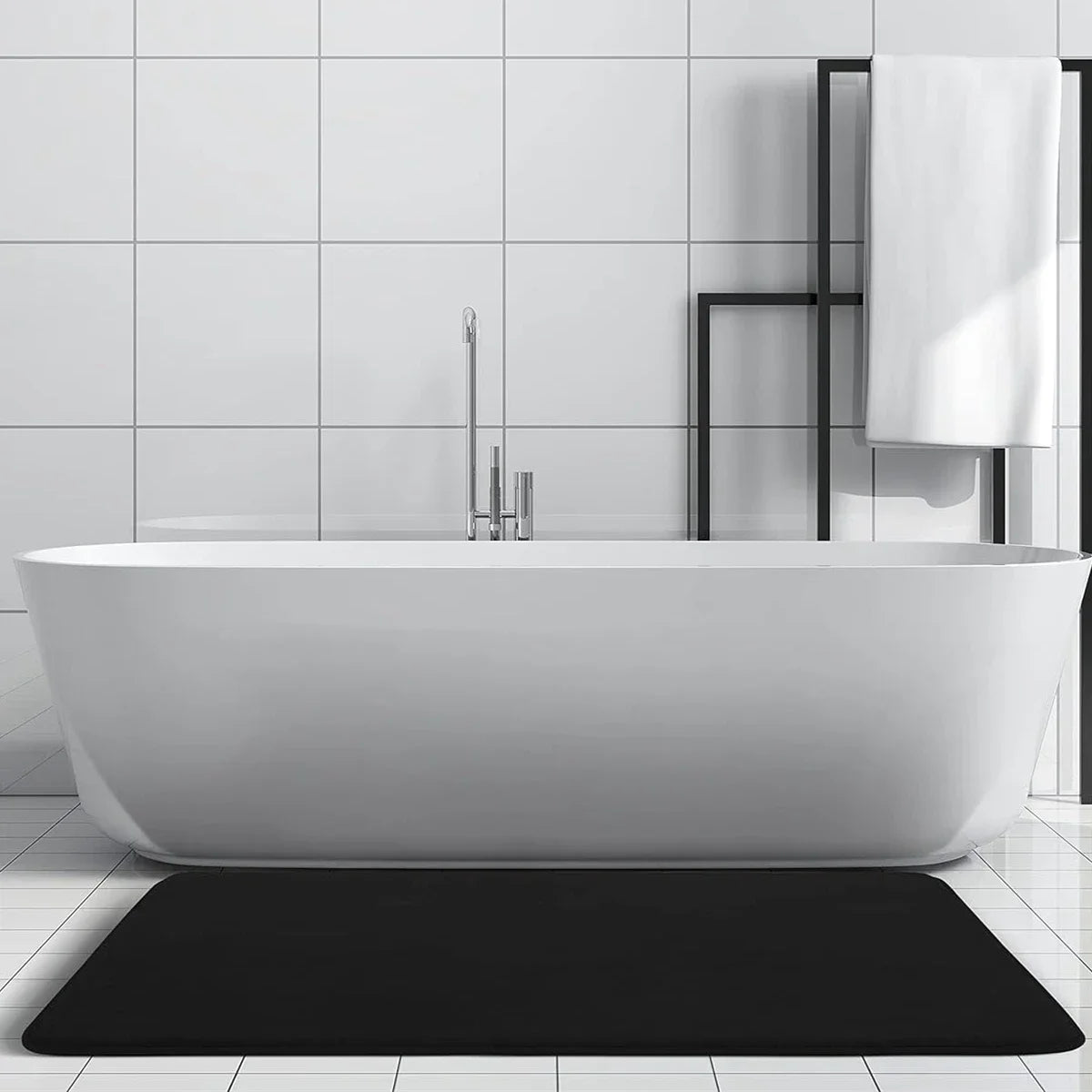 Non-Slip Coral Velvet Bath & Door Mat – Home Decor