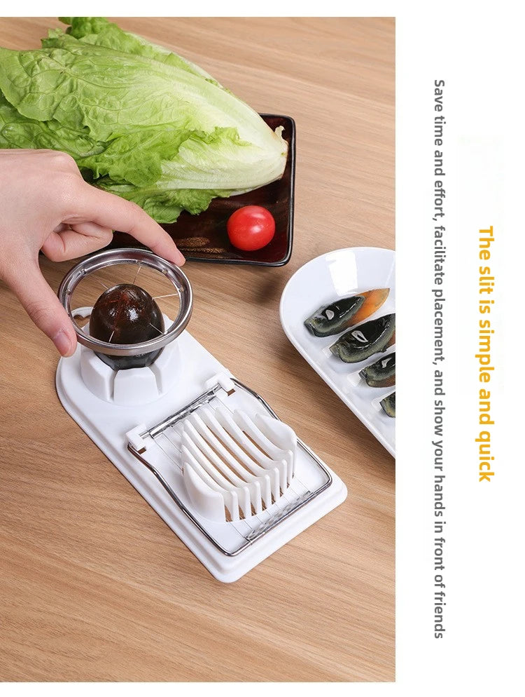 Stainless Steel Multi-Functional Egg Cutter