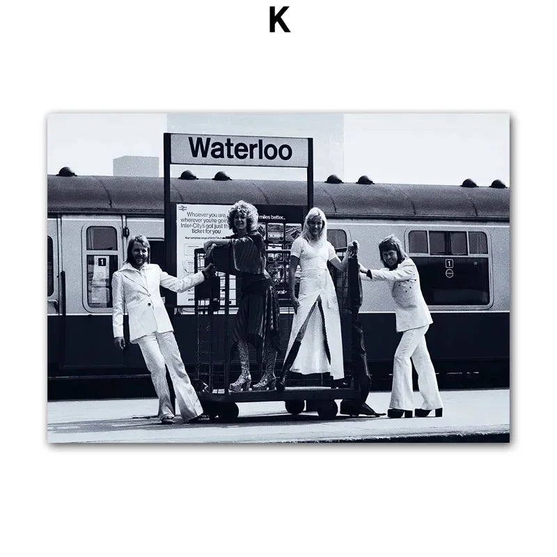 Beige White Flower Abstract Wall Art