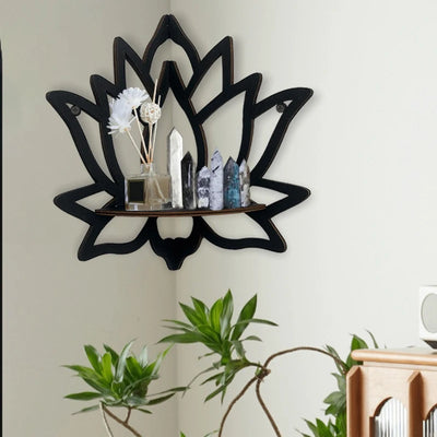 Wooden Lotus Aromatherapy Rack
