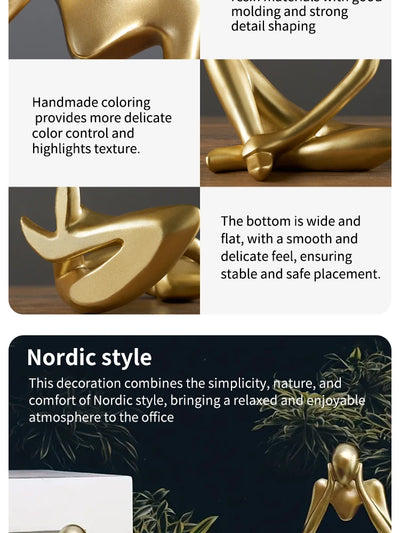 Scandinavian Abstract Art Figurine