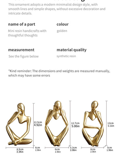 Scandinavian Abstract Art Figurine