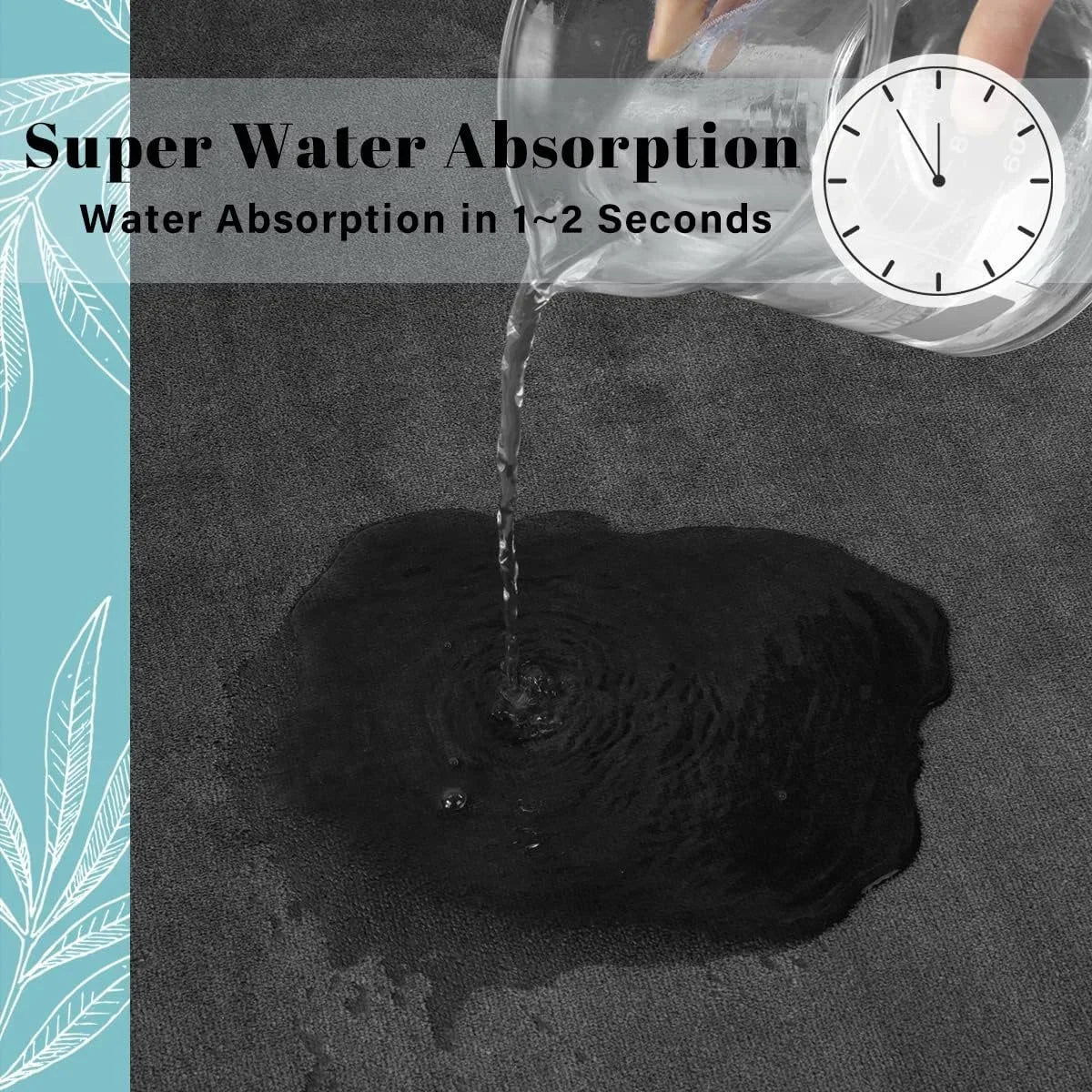 Non-Slip Coral Velvet Bath & Door Mat – Home Decor