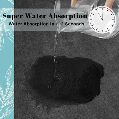 Non-Slip Coral Velvet Bath & Door Mat – Home Decor