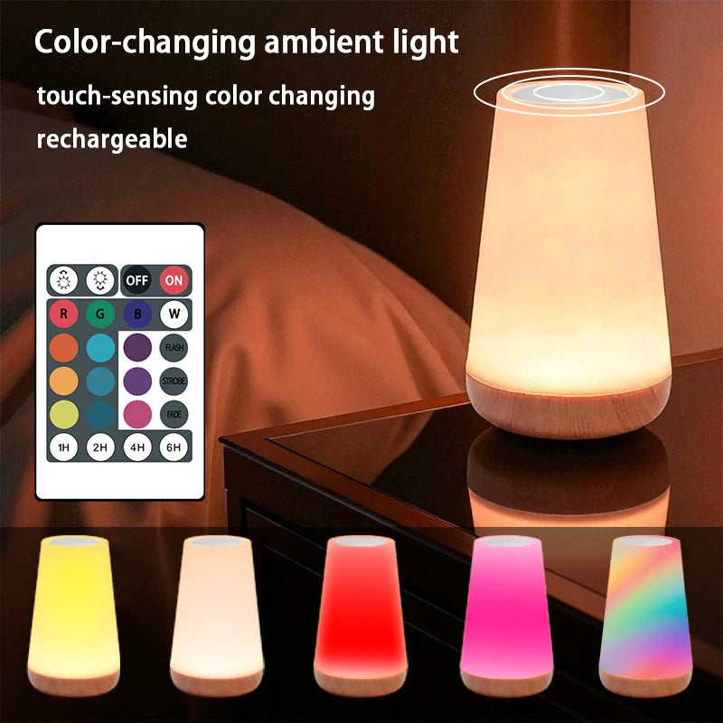 Color-Changing LED Bedside Lamp