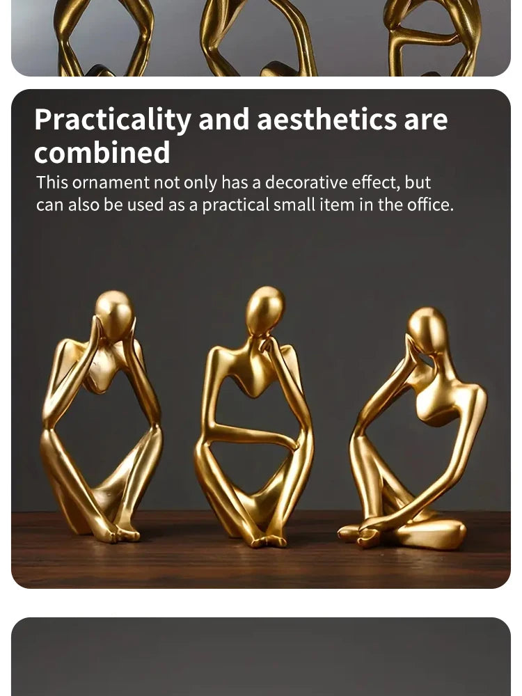 Scandinavian Abstract Art Figurine