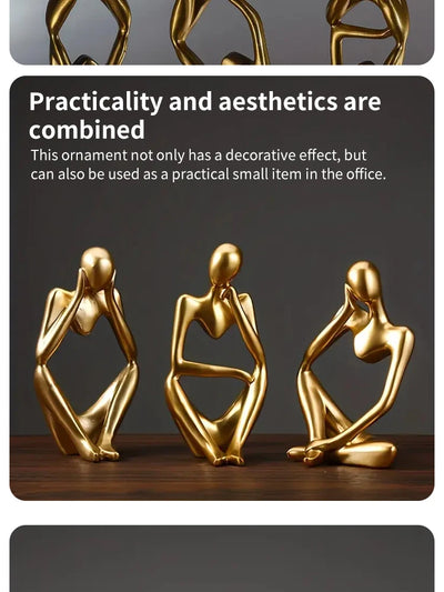 Scandinavian Abstract Art Figurine