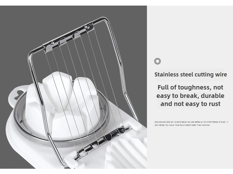 Stainless Steel Multi-Functional Egg Cutter