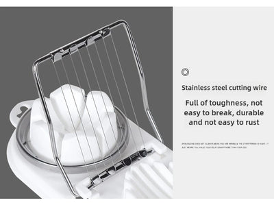 Stainless Steel Multi-Functional Egg Cutter