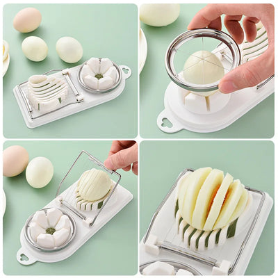 Stainless Steel Multi-Functional Egg Cutter