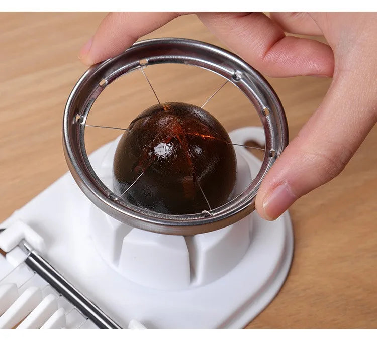 Stainless Steel Multi-Functional Egg Cutter