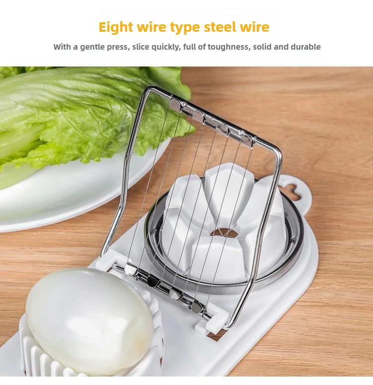 Stainless Steel Multi-Functional Egg Cutter