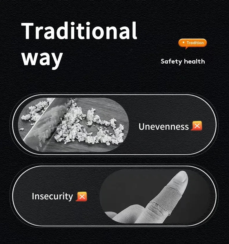 Stainless Steel Garlic Press & Mincer Tool