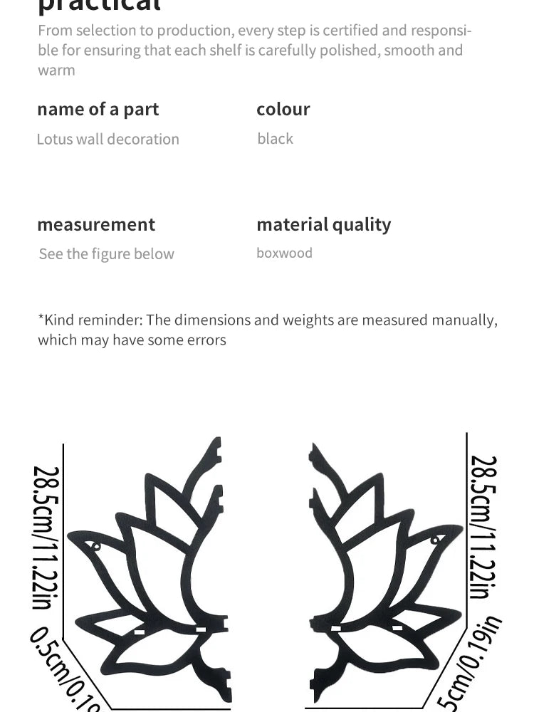 Wooden Lotus Aromatherapy Rack